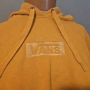 Vans Women's Mustard Cropped Hoodie